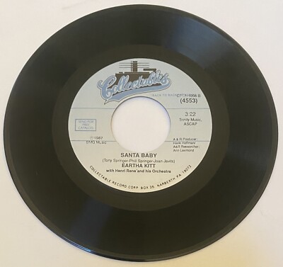 Eartha Kitt   Santa Baby / C est So Bon ( It s So Good ) 45 Christmas Vinyl Rec