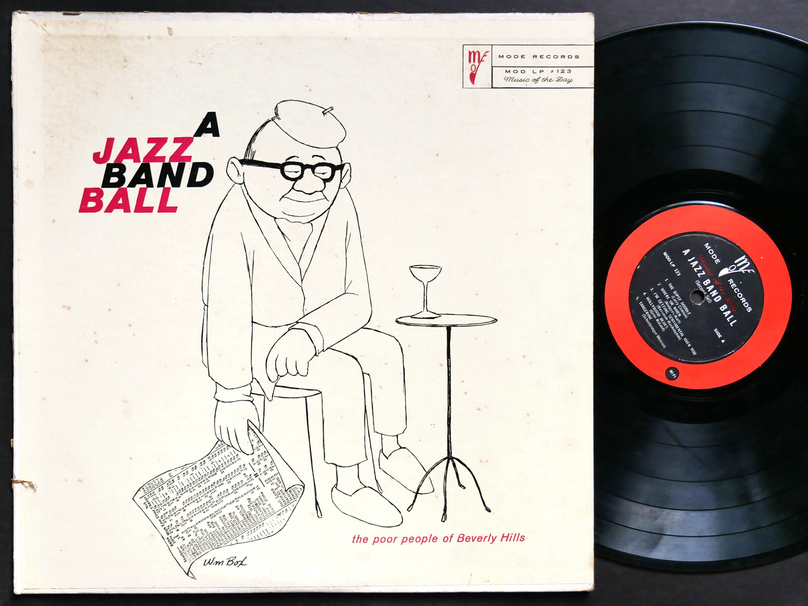 TERRY GIBBS A Jazz Band Ball LP MODE MODLP 123 MONO Marty Paich Victor