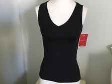 Capezio Dancemaker Cutout Back Black Top M Medium Women s New Nylon Spandex