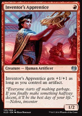 MTG 2x INVENTOR's LEHRLING - ERFINDERLEHRLING - KLD - MAGIC