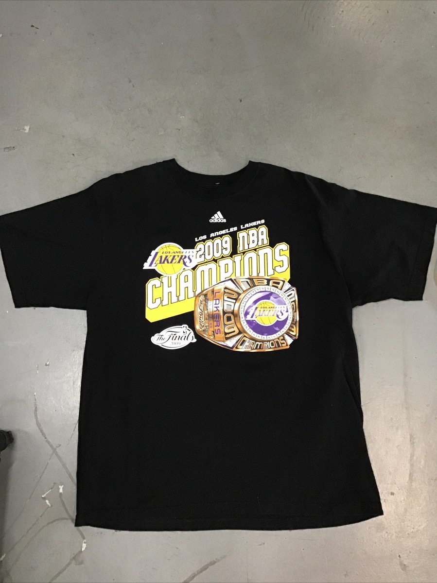 adidas Lakers 2009 NBA Champions 優勝記念 Los Angeles Lakers 2009 NBA CHAMPIONSHIP Authentic Adidas T