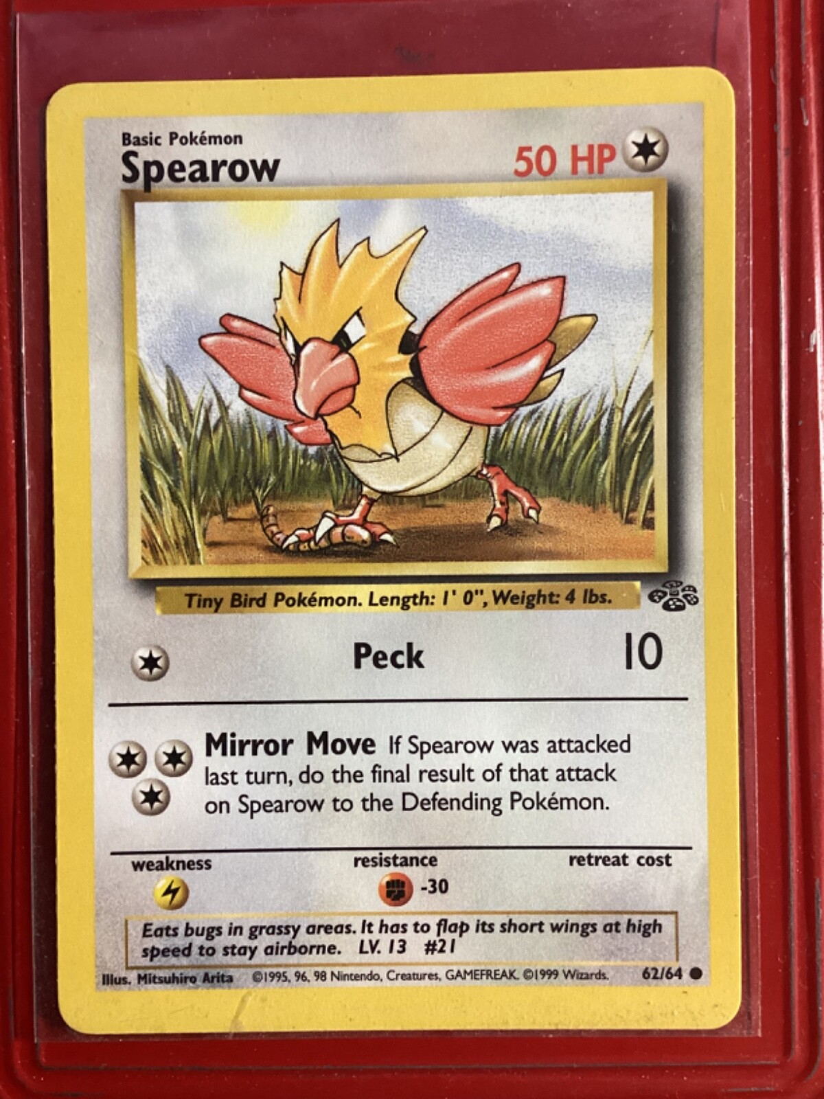 Spearow - 62/64 Jungle Unlimited Common Pokemon