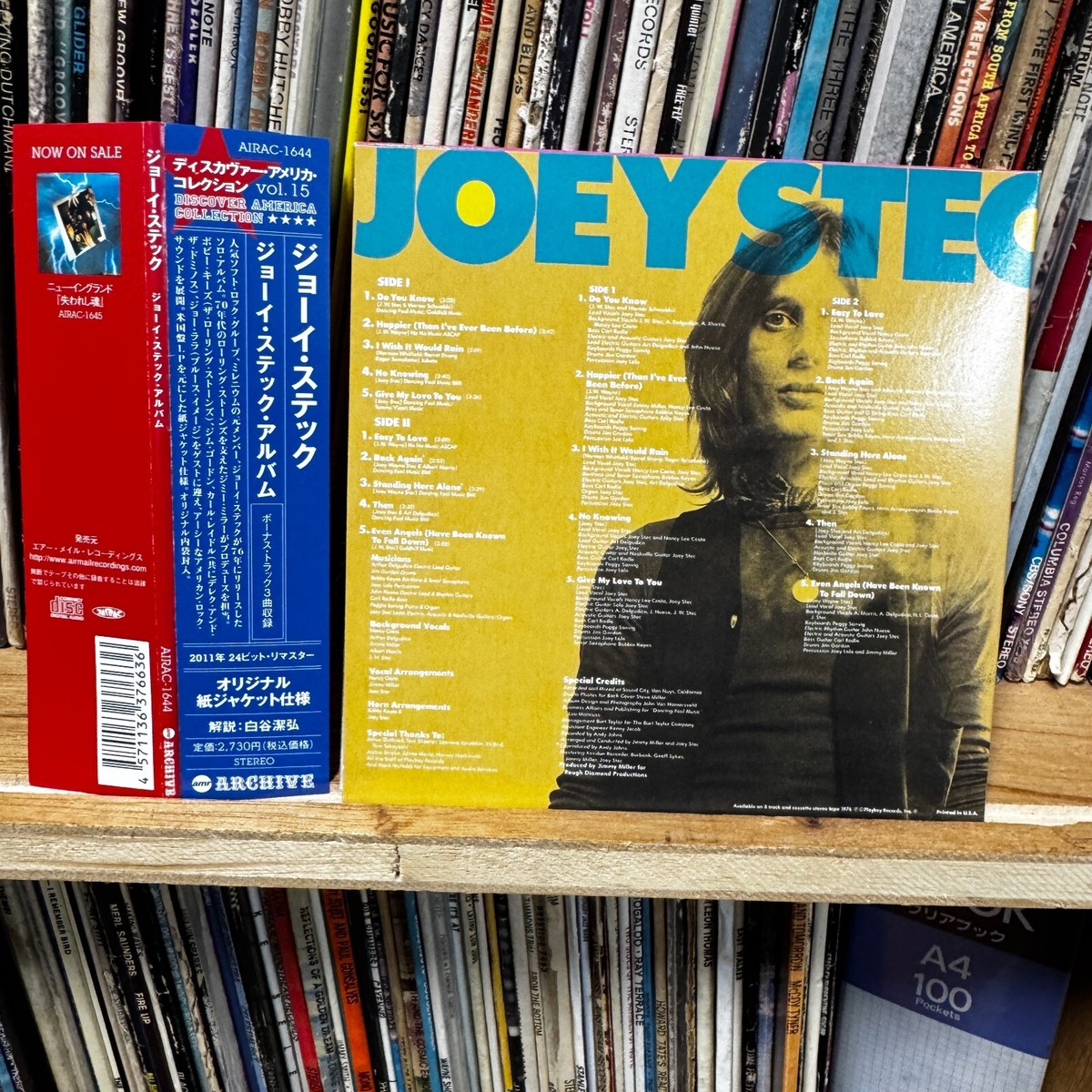 Joey Stec – Joey Stec AIRAC-1644 JAPAN LTD mini LP CD w/ OBI Paper