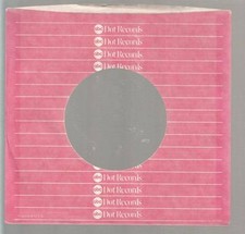 Company Sleeve 45 ABC / DOT - Red w/ White Stripes  Text 1975-1977 
