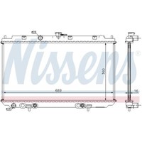 KüHler WasserküHler MotorküHler FüR Nissan Primera Kombi WP12 1.8 P12 N16
