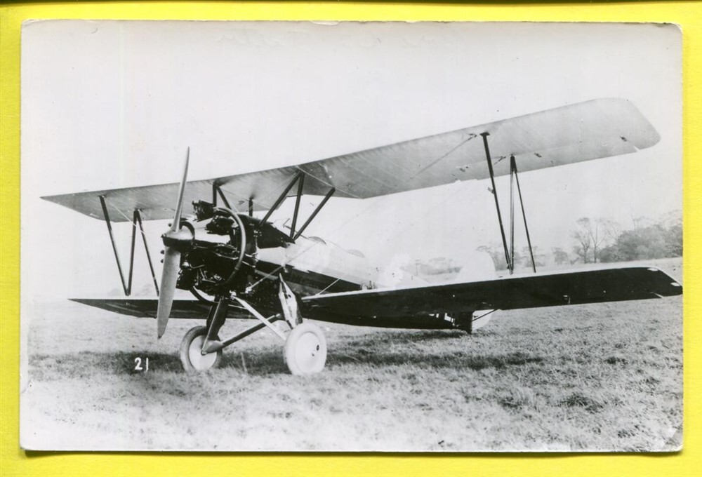 1933-41 RAF Avro 621 Tutor Trainer Photo by Real Photograph Co Ltd