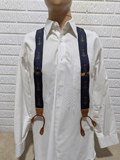 Unbranded Men's Multi-Color Christmas Tree Pattern Suspenders