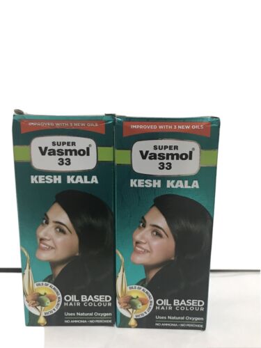 Super Vasmol 33 Kesh Kala Hair Oil With Almond Protein Neem Extract 100 ml  | eBay