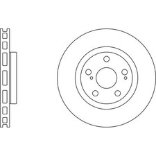 2x Brake Discs Vented For Toyota Mirai FCV Apec Blue Front 4351202250 4351206090