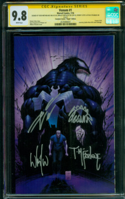 Venom 1 CGC 9.8 4XSS McFarlane Portacio Virgin Variant Spider Man