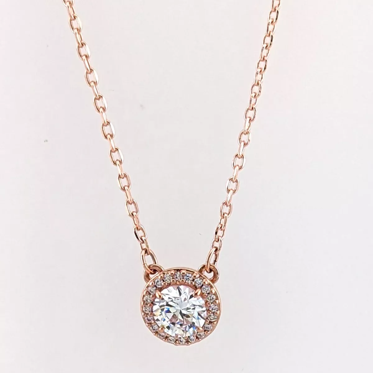 Oovo Vocal Straw Necklace Rose Gold