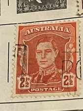 King George VI Stamp Rare 2.5p 