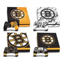 OFFICIAL NHL BOSTON BRUINS VINYL SKIN DECAL FOR SONY PS4 CONSOLE  CONTROLLER