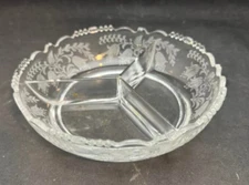 Tiffin Fuchsia 3-Section Relish Dish