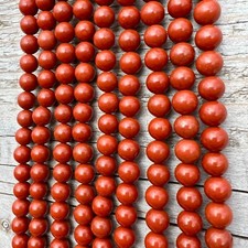 Roter Jaspis Perlen – 10 Mm Rund, 38 Cm Strang – Für Schmuckherstellung, DIY, Armband & Halskette