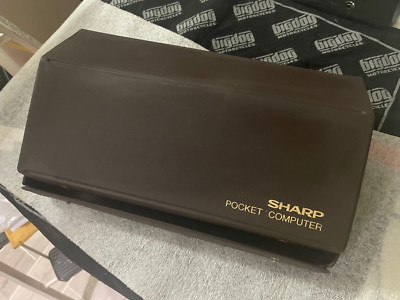 *VINTAGE* 100% Functional PC-1500 Sharp Portable Microcomputer and Printer/Case