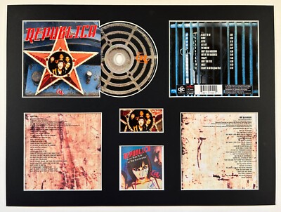 REPUBLICA - Signed Autographed - REPUBLICA - Album Display Deluxe