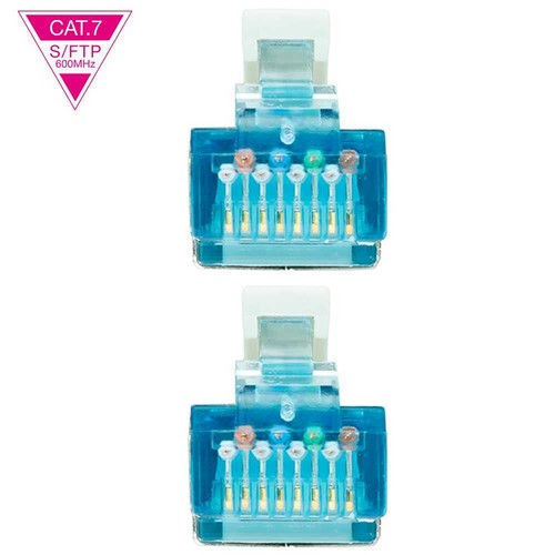 NANOCABLE Cordon RJ45 8P8C Internet Cable Reseau AWG26 10.20.1710 10m Cat.7 - Photo 3/6