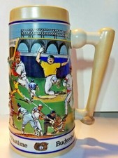 Budweiser Sports Stein 1990 Favorite Pastime CS124 Limited Edition