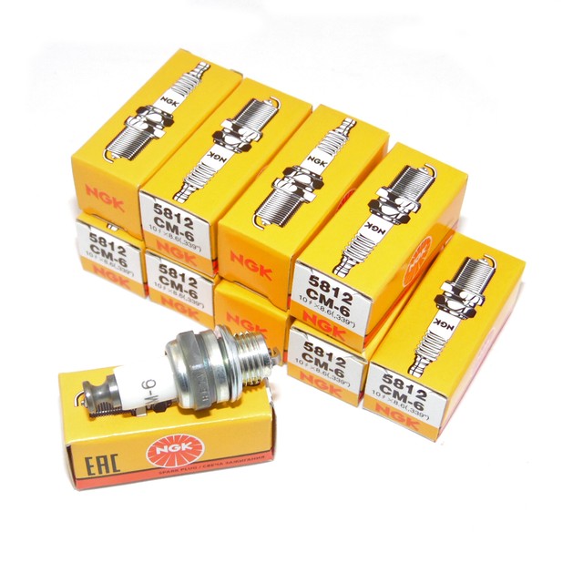 (10) NGK CM6 Spark Plugs Fits DA, DLE, 3W, GP eBay