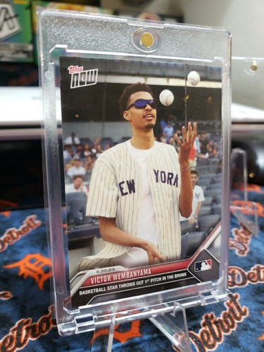 Victor Wembanyama Primer Lanzamiento Yankees Spurs 2023 Topps #472 (Nuevo Estuche 1 Táctil) - Imagen 2 de 6