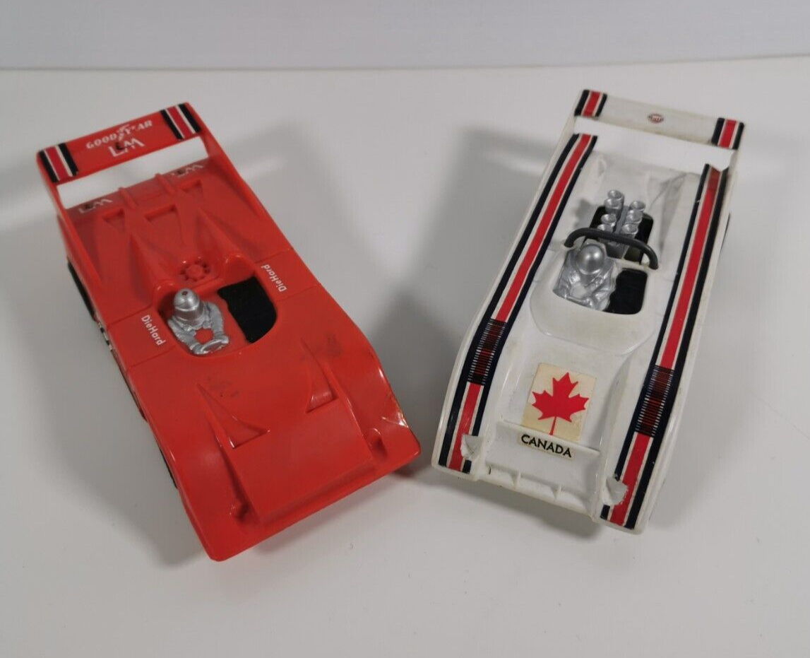 VINTAGE COX SLOT CAR MCLAREN GOODYEAR / PORSCHE AUDI L&M 1/32 UNTESTED