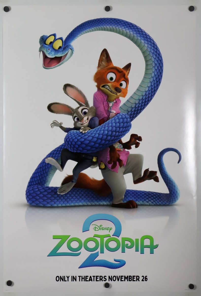 Zootopia 2 - original DS movie poster D/S 27x40 2025 US Advance