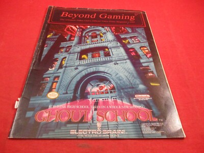Beyond Gaming Magazine Issue #4 Ghoul School Nintendo NES Cover