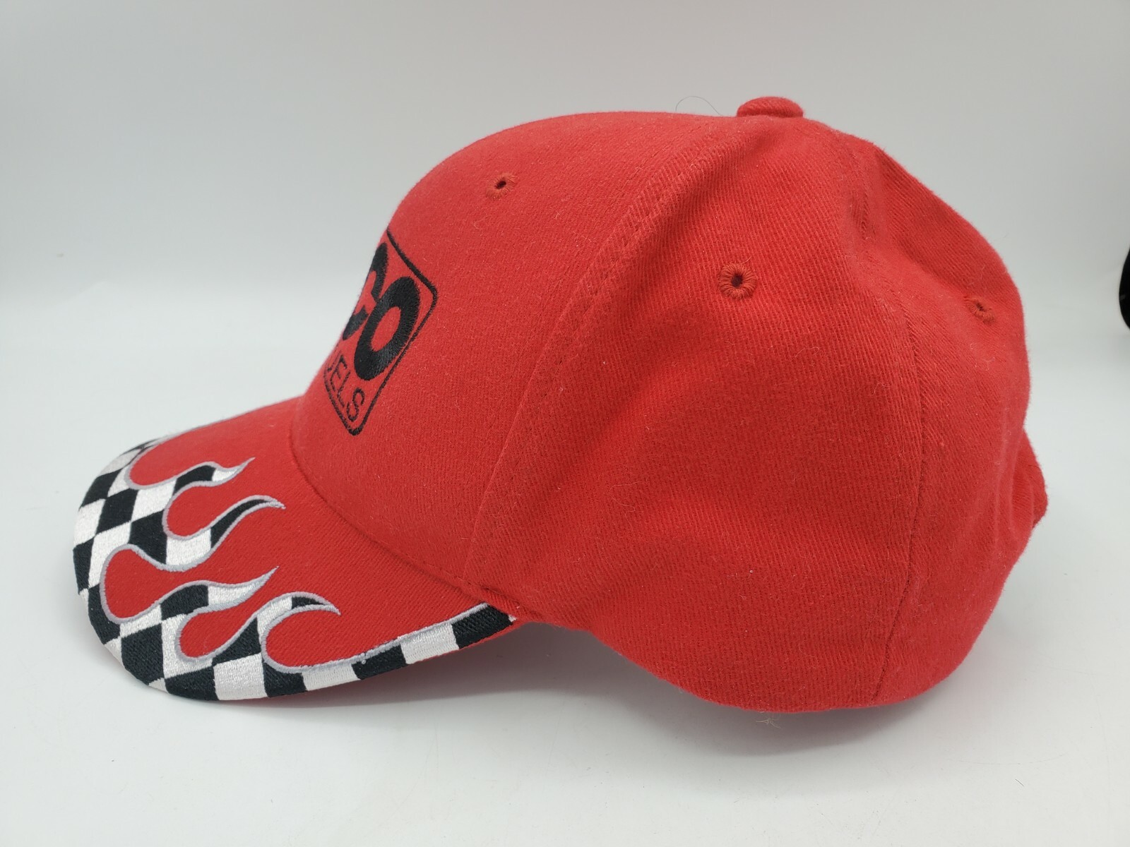 Torco Racing Fuels Red with Race Flag Flames Strapbac… Gem