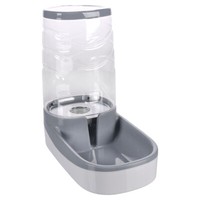 Flamingo Wasserspender Fred Grau 3500Ml FüR Hunde Katzen 30,5X16,7X31 Cm