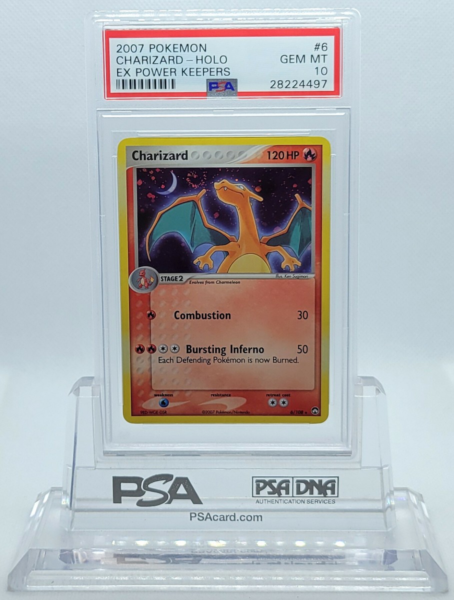 POKEMON EX POWER KEEPERS CHARIZARD #6 HOLO FOIL CARD PSA 10 GEM