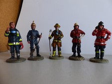 Del Prado Lot Figurines miniatures Pompiers au 1/43 ème