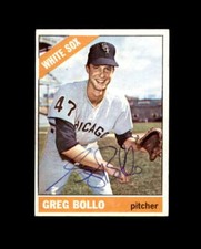 Greg Bollo Signed 1966 Topps Chicago White Sox Autograph