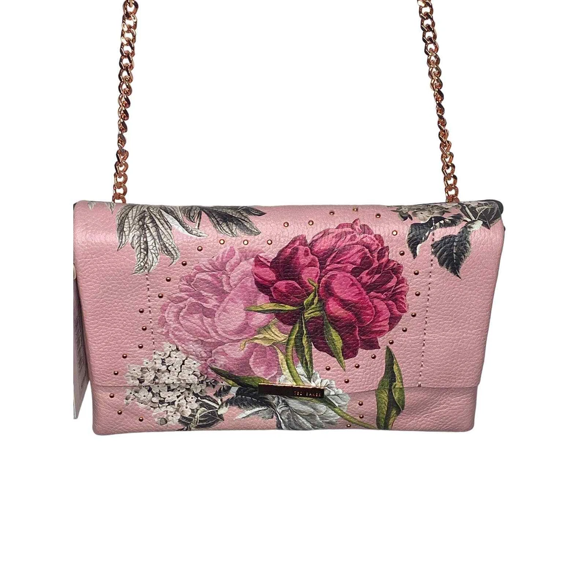 Ted Baker Women s Dusky Pink Ploomi Palace Gardens Cross Body Bag Purse