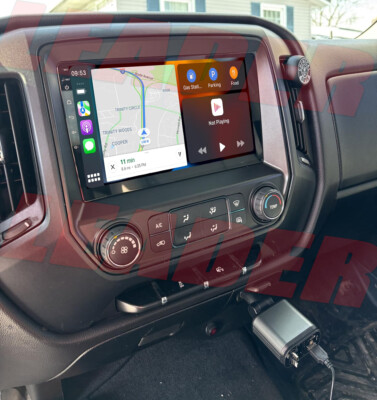 Android CarPlay Radio Stereo GPS FM For 2014-2018 Chevrolet Silverado GMC Sierra