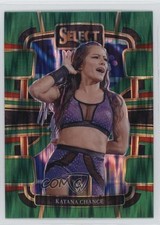 2024 Panini Select WWE Concourse Green Flash Prizm Katana Chance #80 2rz