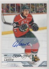 2018-19 Upper Deck CHL Auto Raphael Lavoie #70 Auto h8y