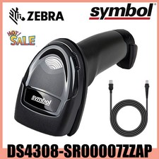 Zebra DS4308-SR00007ZZAP 2D Handheld Barcode Scanner Reader + USB Cable