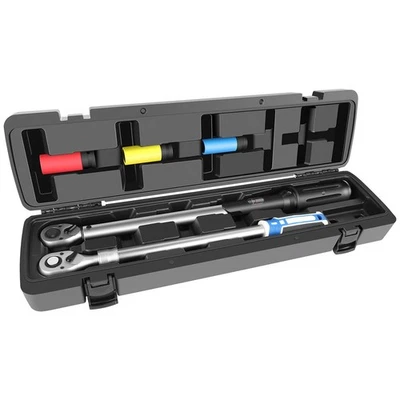 6pc Wheel Changing Set with Torque Wrench Ratchet Nut Sockets Extn. Bar - Image 1 of 4