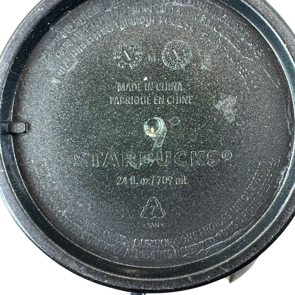 Lote de vasos Starbucks 24 oz verde tachonado y verde escamas sirena juego 2022 Foto 4 de 4