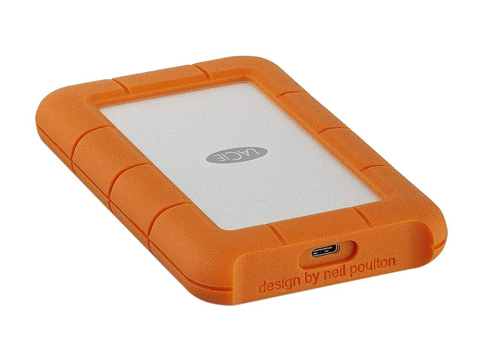 LaCie 1TB Rugged USB-C Portable Drive USB-C Model STFR1000800 - Image 2 of 4