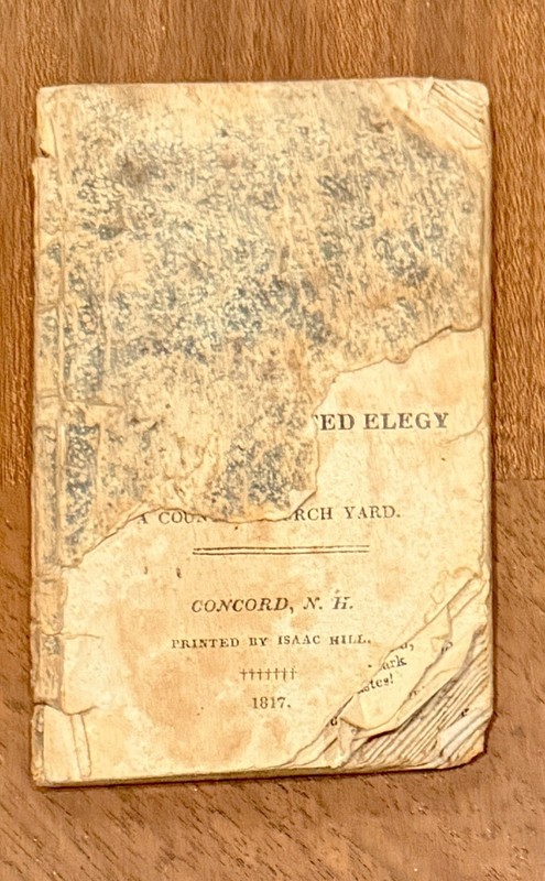 The Grave: A Poem Together W/ Gray Celebrated Elegy In A Country Churchyard 1817