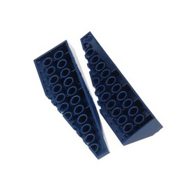 2x Lego Wedge Brick 12x3x1 Dark Blue Right Left Roof Slant X-Men 42061 42060