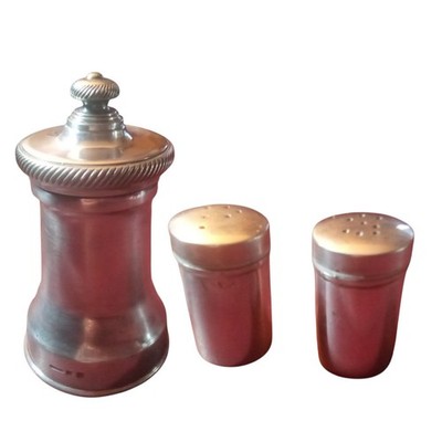 Antikes 800 Silber Tafelservice Pfeffermühle Peugeot Mechanismus +-270gr