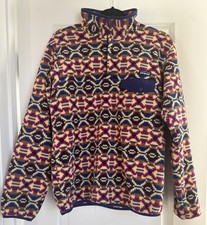 Patagonia Synchilla Snap-T Fleece Women  s S Aberdeen Butterfly Aztec Pattern