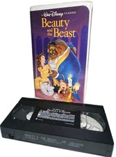 Beauty and the Beast VHS Black Diamond Disney Classics Clamshell Untested