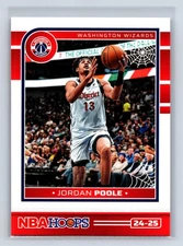 Jordan Poole 2024-25 Haunted Hoops Spider Webs Washington Wizards #218
