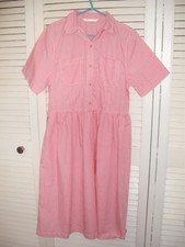 Pink Gingham School Dress