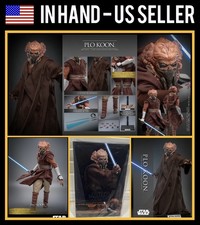 IN HAND - 1 6 Hot Toys Plo Koon Star Wars Revenge Of Sith MMS785 - US SELLER