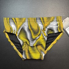 Speedo Boys / Kids / Youth Swim Briefs Euro Brazilian Bathing Suit Size 26 Gold